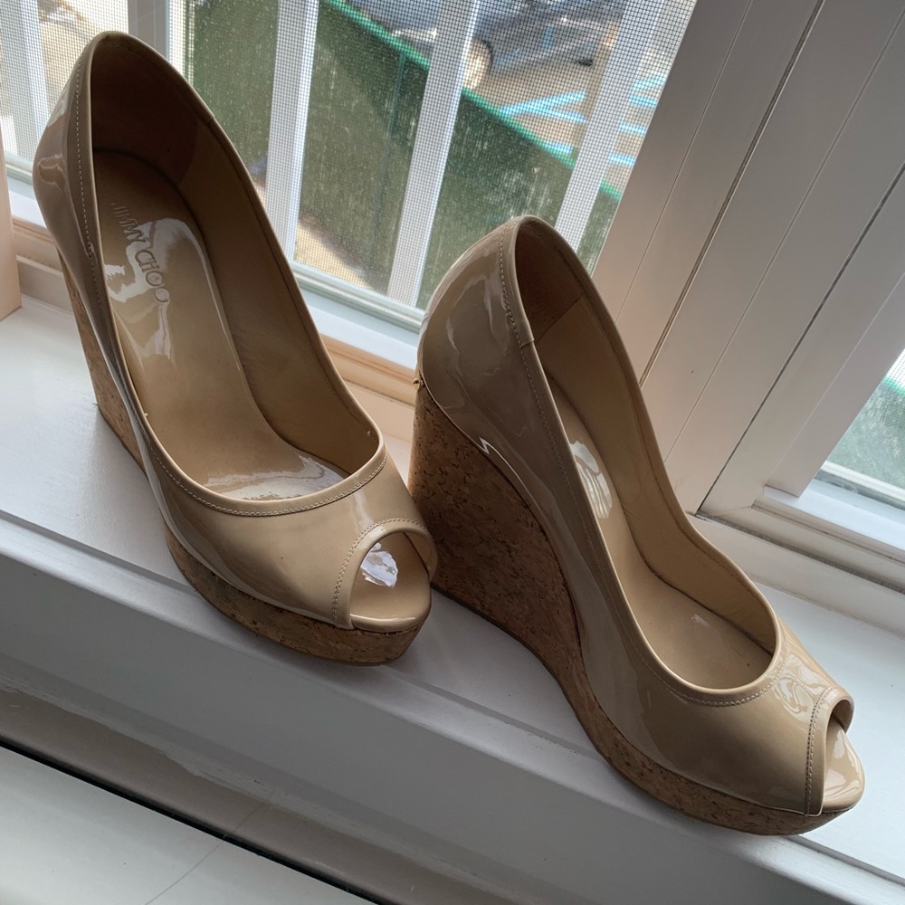 Jimmy Choo nude heels